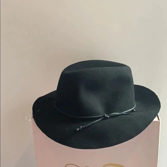 Mossimo Black Wool Fedora - Picture 6 of 7